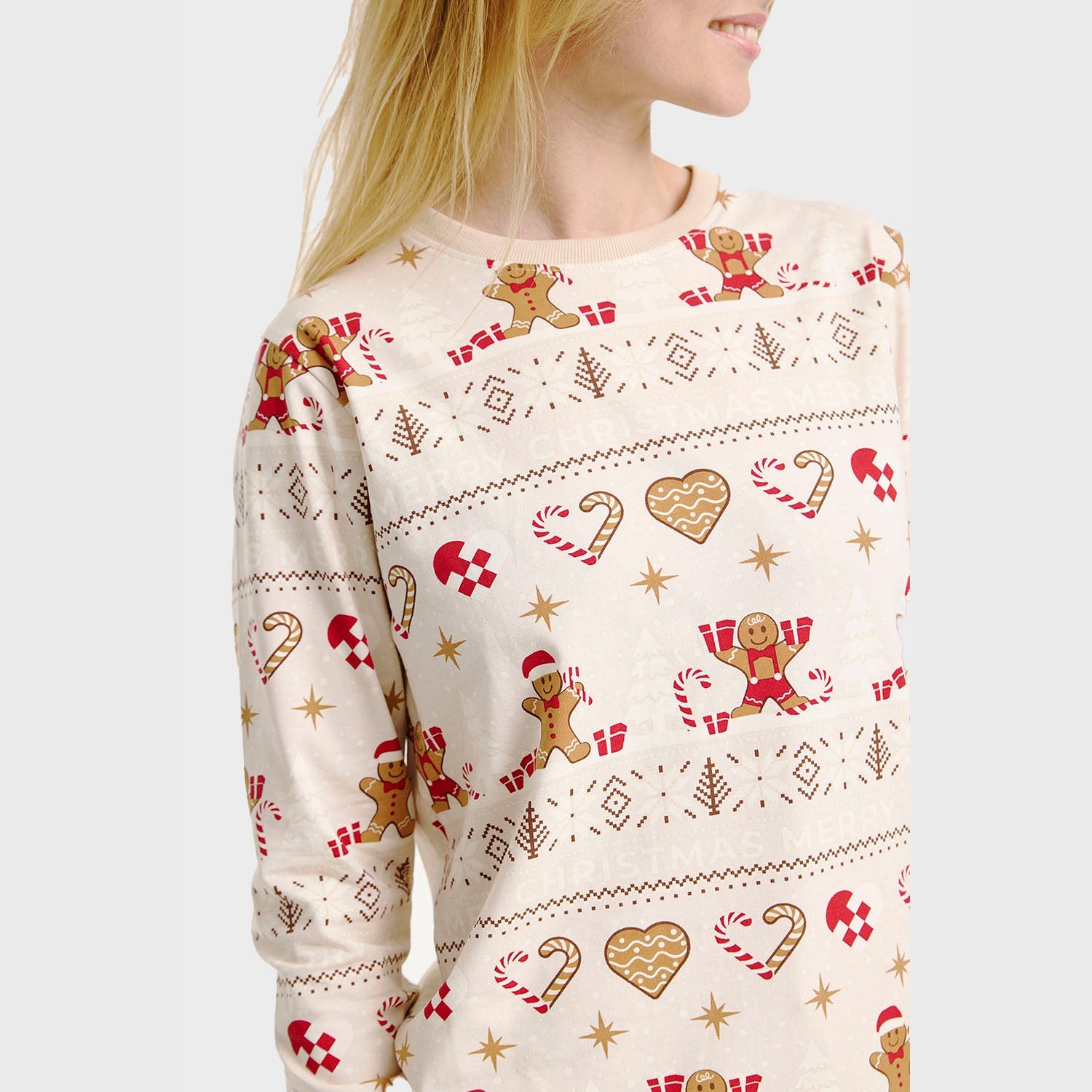 Christmas Cookie julepysj beige – Herre